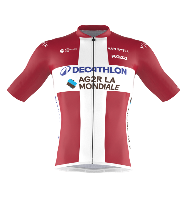 Maillot manches courtes OFFICIEL 2024 Champion du Danemark