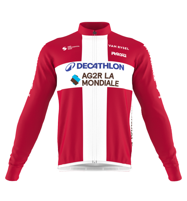 Maillot manches longues OFFICIEL 2024 Champion du Danemark