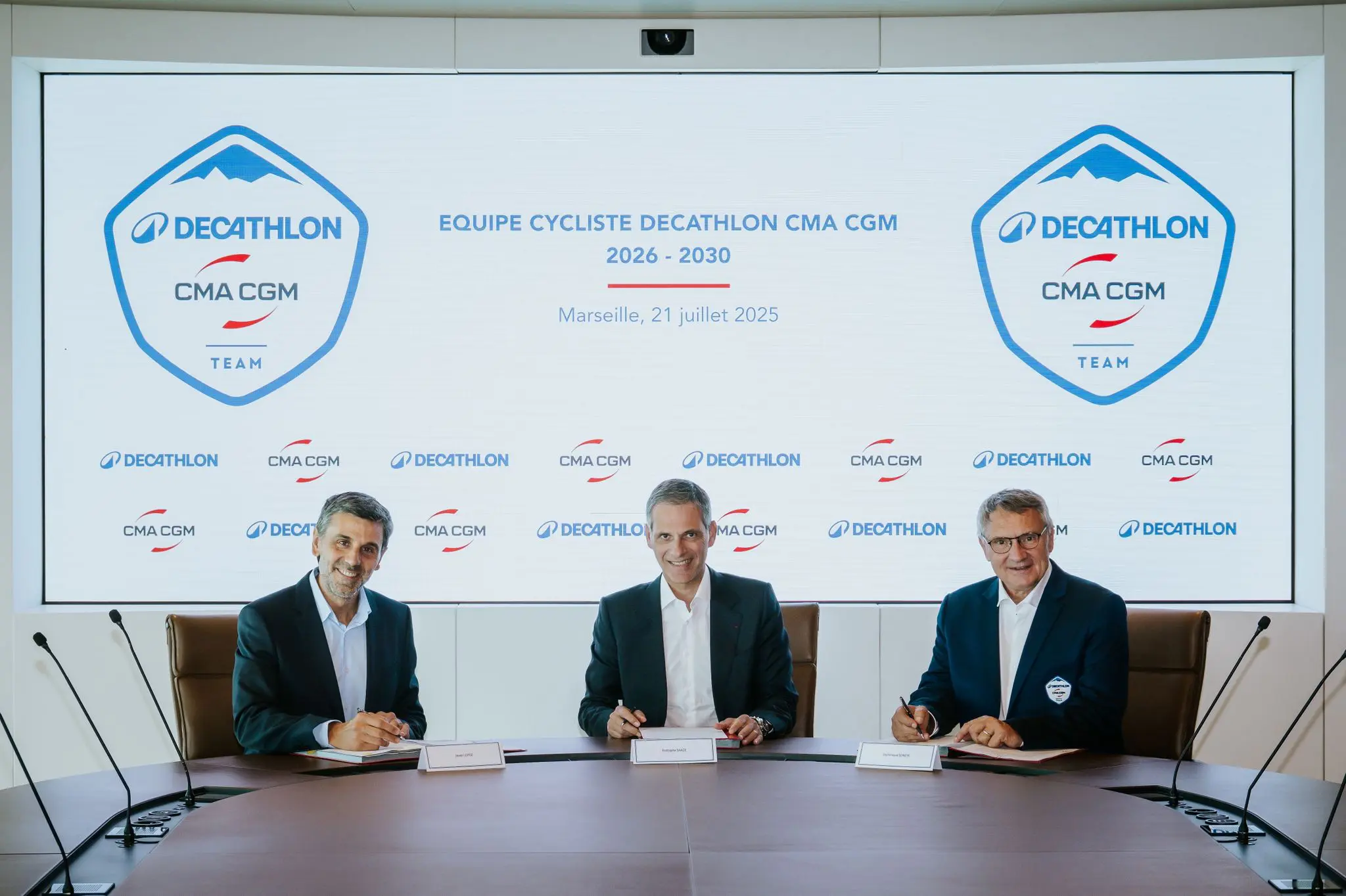 DECATHLON ET CMA CGM UNISSENT LEURS FORCES POUR ACCÉLÉRER LES AMBITIONS DE FRANCE CYCLISME