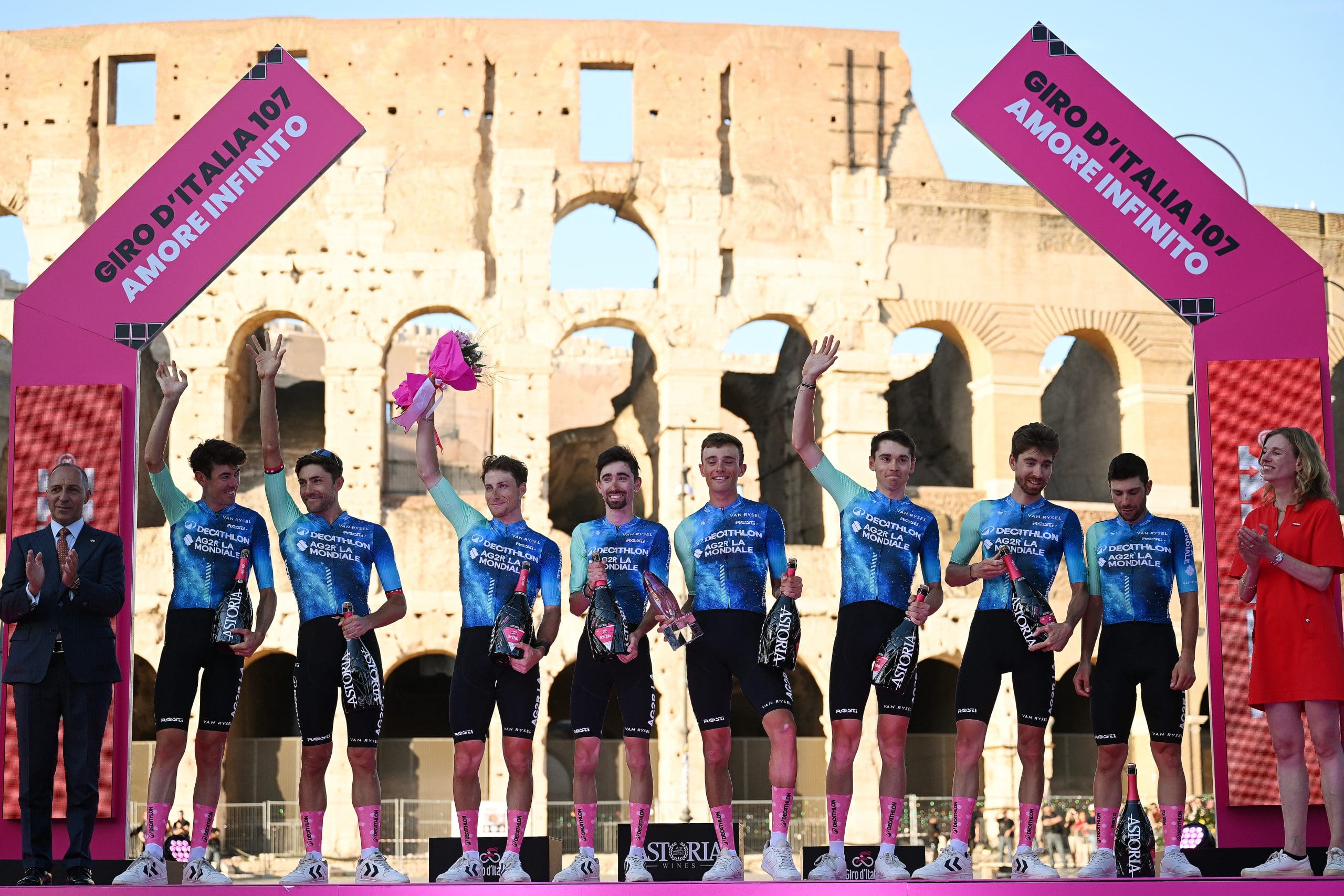 Un Giro d’Italia réussi : meilleure équipe, deux victoires d’étape et quatrième place au classement général